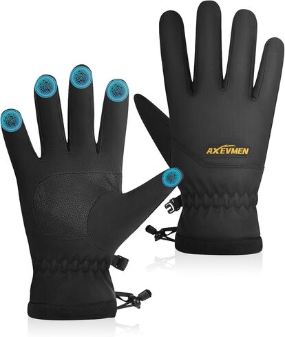 Winter Gloves Waterproof Ski Snow Gloves for Women Men, Windproof Cold Weather Warm Thermal with 3M Premium Insulation Touchscreen for Running Driving Cycling Hiking Biking Outdoor Sports Work in Saudi Arabia