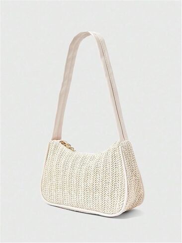 SHENHE Straw Beach Shoulder Bag for Women Summer Mini Purse Vacation Underarm Handbag in Kuwait