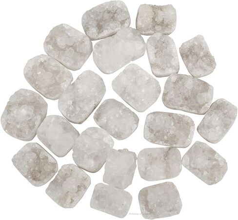 Erliway Moroccan Agate Geodes with Crystals, Natural Break Your Own Geodes, Crack Open & Discover Amazing Surprise Crystals Inside, Heart Shape Quartz Geode Cluster for Home Decor Meditation (2-2.4") in Saudi Arabia