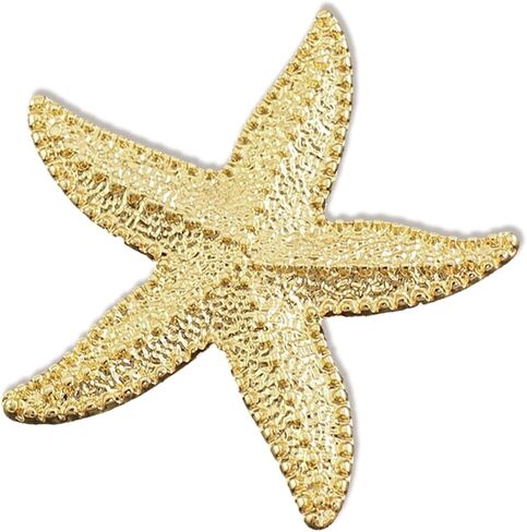 Starfish Pin Brooch for Women Men Vintage Gold Plated Seashell Sea Shell Pins Small Ocean Star Broach Lapel Brooches for Dress Beach Party Dance Banquet Summer Beach Jewelry Accessories in Saudi Arabia