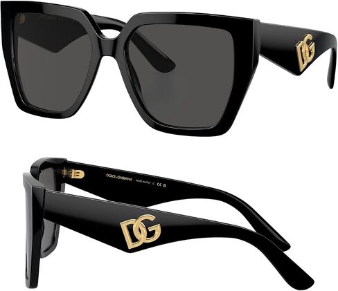 نظارات DOLCE & GABBANA DG4438 Square DG ذات الشعار المتقاطع مع مجموعة نظارات فاخرة in Kuwait
