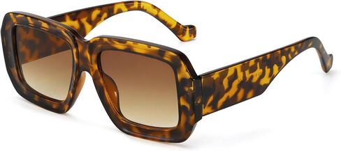 SODQW Oversized Chunky Square Sunglasses for Women Designer Shades UV400 Trendy Eyewear for Beach Travel Outdoor in Saudi Arabia