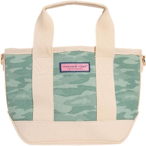 vineyard vines Printed Heritage Mini Tote, Camo Dune Grass, onesz in Kuwait