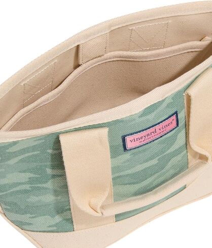 vineyard vines Printed Heritage Mini Tote, Camo Dune Grass, onesz in Kuwait