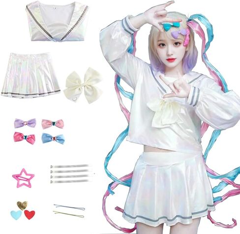 Kangel Costume Needy Streamer Overload Cosplay Uniform for Women Party Birthday in Saudi Arabia