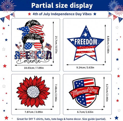 4th of July Window Clings 102pcs 9 Sheets Reusable Static Patriotic American Flag Stars Firework Stickers, Red White Blue Decorations for Glass Windows Independence Day Memorial Day Holiday in Saudi Arabia