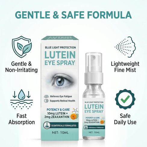 Lutein Eye Care Spray — Enriched with Lutein, Marigold, and Vitamin E, Gentle Care for Your Eyes. 10ml in Kuwait