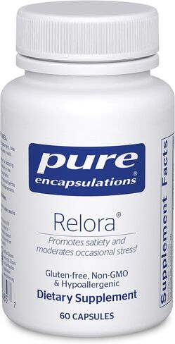 Pure Encapsulations Relora | Hypoallergenic Supplement Promotes Healthy Cortisol and DHEA Production and Moderates Occasional Stress* | 60 Capsules in Kuwait