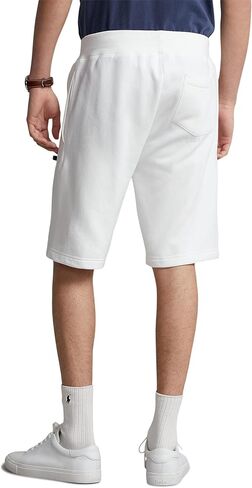POLO RALPH LAUREN 9.5-Inch Logo Fleece Shorts White XL in Kuwait