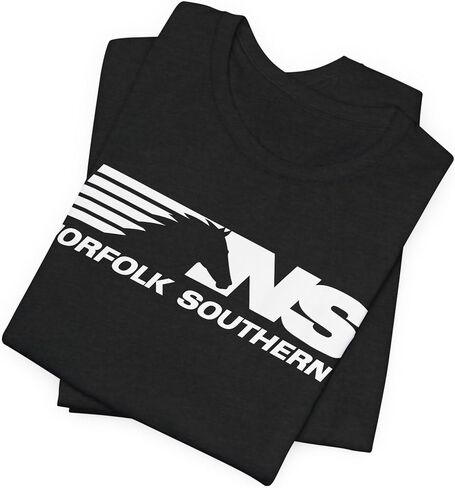 Norfolk Southern Logo T-Shirt | Solid Black Blend in Kuwait