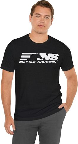 Norfolk Southern Logo T-Shirt | Solid Black Blend in Kuwait