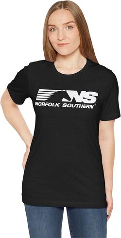 Norfolk Southern Logo T-Shirt | Solid Black Blend in Kuwait