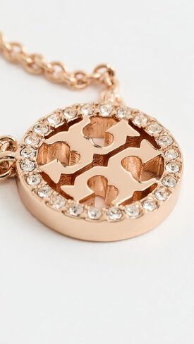 Tory Burch Women's Icon Pave Pendant Necklace in Kuwait
