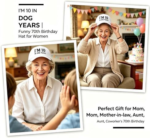 Funny 60th 70th Birthday Gifts for Men Women – Adjustable Cotton Baseball Cap Gift for Dad Mom Grandpa Grandma in Kuwait