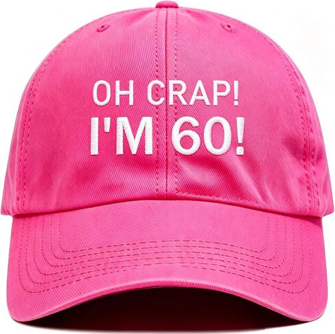 Funny 60th 70th Birthday Gifts for Men Women – Adjustable Cotton Baseball Cap Gift for Dad Mom Grandpa Grandma in Kuwait