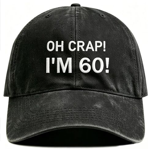 Funny 60th 70th Birthday Gifts for Men Women – Adjustable Cotton Baseball Cap Gift for Dad Mom Grandpa Grandma in Kuwait
