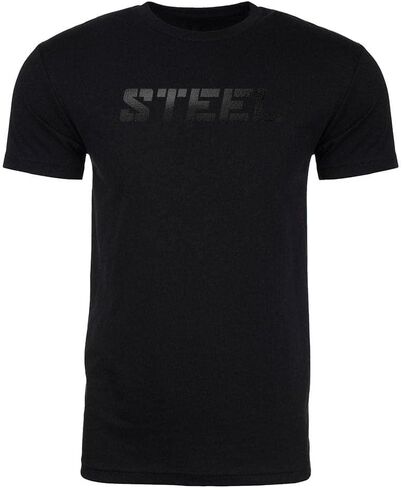 Steel Black on Black Performance T-Shirt in Saudi Arabia