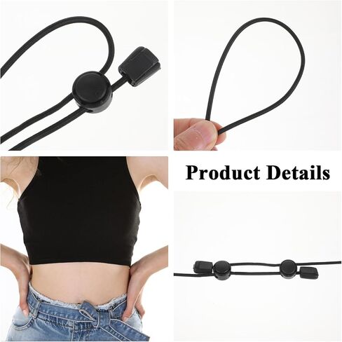 Mabor 2 Pcs Adjustable Shirt Tuck Band for Women, Stretchy Invisible Crop Top Band, Elastic Waist Belt for Blouse Tucking & Top Styling in Kuwait