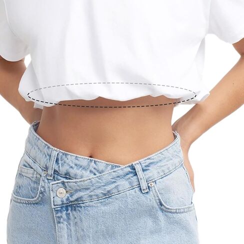 Mabor 2 Pcs Adjustable Shirt Tuck Band for Women, Stretchy Invisible Crop Top Band, Elastic Waist Belt for Blouse Tucking & Top Styling in Kuwait