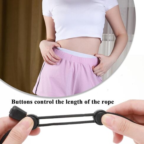 Mabor 2 Pcs Adjustable Shirt Tuck Band for Women, Stretchy Invisible Crop Top Band, Elastic Waist Belt for Blouse Tucking & Top Styling in Kuwait