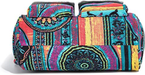 OPQRSTU Retro Multiple pockets Bohemian Canvas Hobo Shoulder Bag Hippie Boho Crossbody bags | Multiple pockets in Saudi Arabia