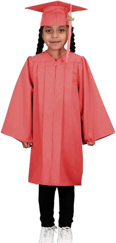 CLERKMANS Child Preschool & Kindergarten Graduation Gown, Cap & Tassel Package, Cap & Gown for Children in Kuwait