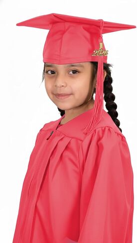 CLERKMANS Child Preschool & Kindergarten Graduation Gown, Cap & Tassel Package, Cap & Gown for Children in Kuwait