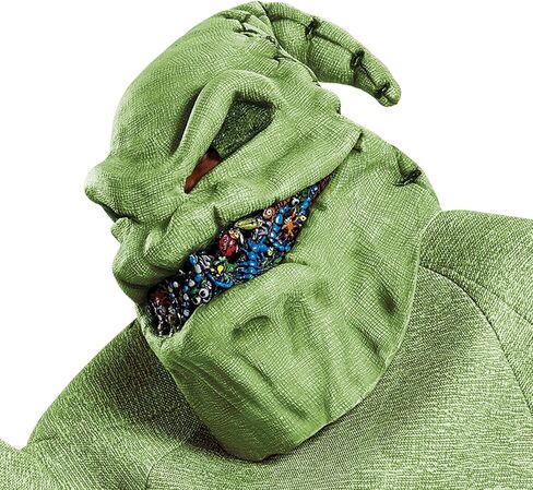 زي Disguise الرجالي من Disney Nightmare Before Christmas Oogie Boogie، زي Oogie Boogie باللون الأخضر الرسمي من برستيج in Kuwait