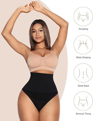 Lover-Beauty Tummy Control Shapewear Thong Underwear for Women High Waist Body Shaper Invisible Womens Underwear in Saudi Arabia