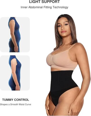 Lover-Beauty Tummy Control Shapewear Thong Underwear for Women High Waist Body Shaper Invisible Womens Underwear in Saudi Arabia