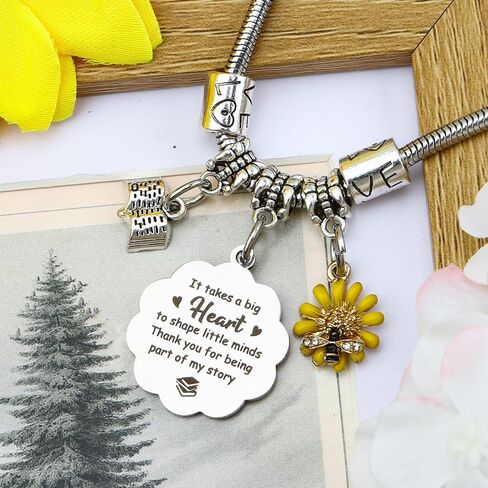 Teacher Gifts for Women - Teacher Christmas Appreciation Gifts,End of Year Teachers Graduation Thank You Retirement Birthday Personalized Cool Summer Valentines Day Ideas Teachers Bracelets in Kuwait