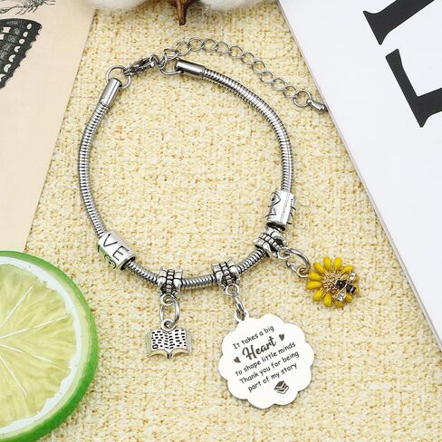 Teacher Gifts for Women - Teacher Christmas Appreciation Gifts,End of Year Teachers Graduation Thank You Retirement Birthday Personalized Cool Summer Valentines Day Ideas Teachers Bracelets in Kuwait