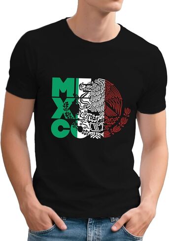 Mens Mexico Shirt Mexican Flag Shirt Mexico Eagle Tee Tops in Kuwait