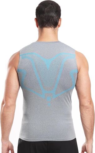 3Pack Men's Compression Shirts Athletic Sleeveless Tank Top Dry Fit Running Sports Workout Base Layer Undershirt in Saudi Arabia