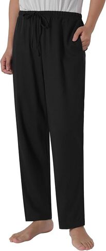 Women's Petite Elastic Waist Linen Pants in Saudi Arabia