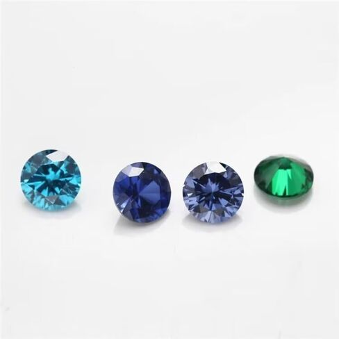 12 Color Combinations of 2-10mm Ultra Sparkling 5A Round Zircon for Jewelry Accessories in Saudi Arabia