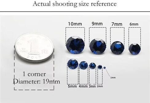 12 Color Combinations of 2-10mm Ultra Sparkling 5A Round Zircon for Jewelry Accessories in Saudi Arabia