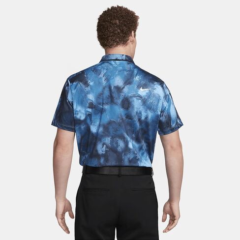 Nike Tour Men's Dri-FIT Golf Polo (Obsidian/White, FD5935-451) Size XX-Large in Kuwait
