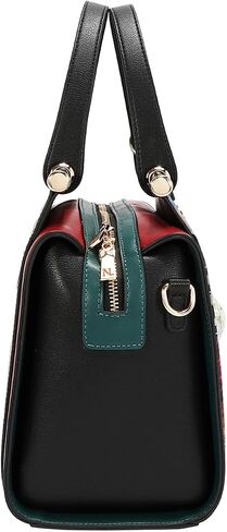 Nicole Lee Sabina Imagines Tote Bag, Pebbled Vegan Leather, Gold-Tone Hardware, Rhinestone Embellished, Two-Way Zip (SABINA IMAGINES) in Saudi Arabia