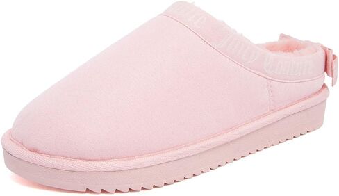 Juicy Couture Women’s Clog Slippers, Plush Faux Fur Lined Mule House Shoes with Memory Foam Cushion, Cozy Micro Suede Upper, Indoor Outdoor Comfort - Dulcet in Kuwait