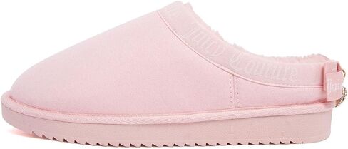 Juicy Couture Women’s Clog Slippers, Plush Faux Fur Lined Mule House Shoes with Memory Foam Cushion, Cozy Micro Suede Upper, Indoor Outdoor Comfort - Dulcet in Kuwait