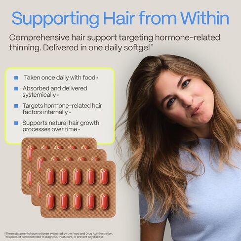 Advanced Trichology DHT Blocker Maximum Strength | Hair Growth Supplement with Saw Palmetto & Pumpkin Seed Oil for Women & Men | Trichologist-Developed | 30 Day Supply in Saudi Arabia