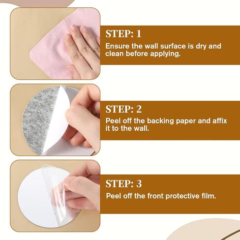 9Pcs Small Circle Mirror Round Mirror for Wall 2/4/6/8 Inch Stick on Acrylic Adhesive Mirrors Circles for Crafts Wall Decor Peel And Stick Mirrors Tiles for Bathroom Living Room Bedroom Decor in Kuwait