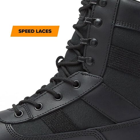 MAGNUM Men's Bragg Waterproof Tactical Boots for Men, Mens Military Hiking Boots, Breathable Light Weight Work Boots for Men - Black, 11.5 Medium in Kuwait