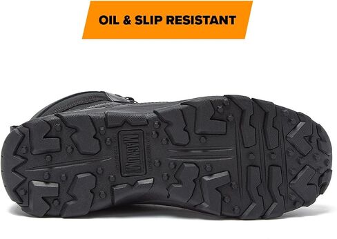 MAGNUM Men's Bragg Waterproof Tactical Boots for Men, Mens Military Hiking Boots, Breathable Light Weight Work Boots for Men - Black, 11.5 Medium in Kuwait