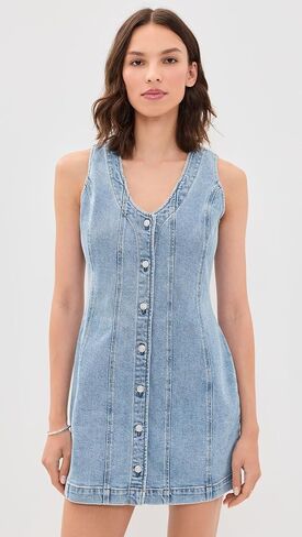 Z SUPPLY Women's Jolie Denim Mini Dress in Kuwait