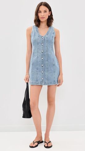 Z SUPPLY Women's Jolie Denim Mini Dress in Kuwait