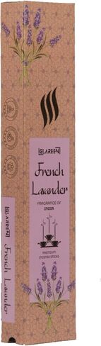 French Lavender Bliss: Exquisite Lavender Agarbatti Incense Sticks (Pack of 50) | Embrace Serenity in Every Burn in Saudi Arabia
