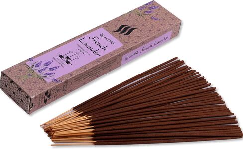 French Lavender Bliss: Exquisite Lavender Agarbatti Incense Sticks (Pack of 50) | Embrace Serenity in Every Burn in Saudi Arabia