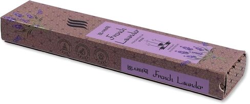 French Lavender Bliss: Exquisite Lavender Agarbatti Incense Sticks (Pack of 50) | Embrace Serenity in Every Burn in Saudi Arabia